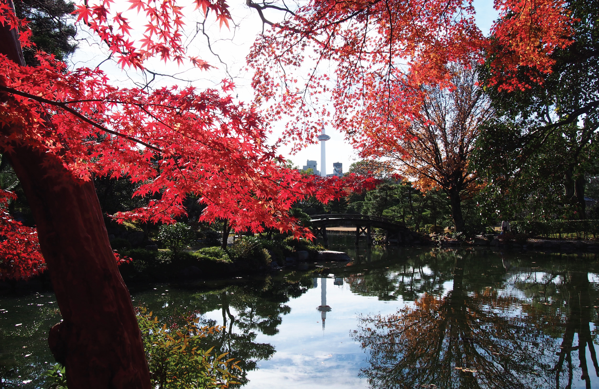 The temples on the grounds of Shosei-en Garden were burnt down twice in 1858 and 1864. What you see today was rebuilt during the Meiji Period.