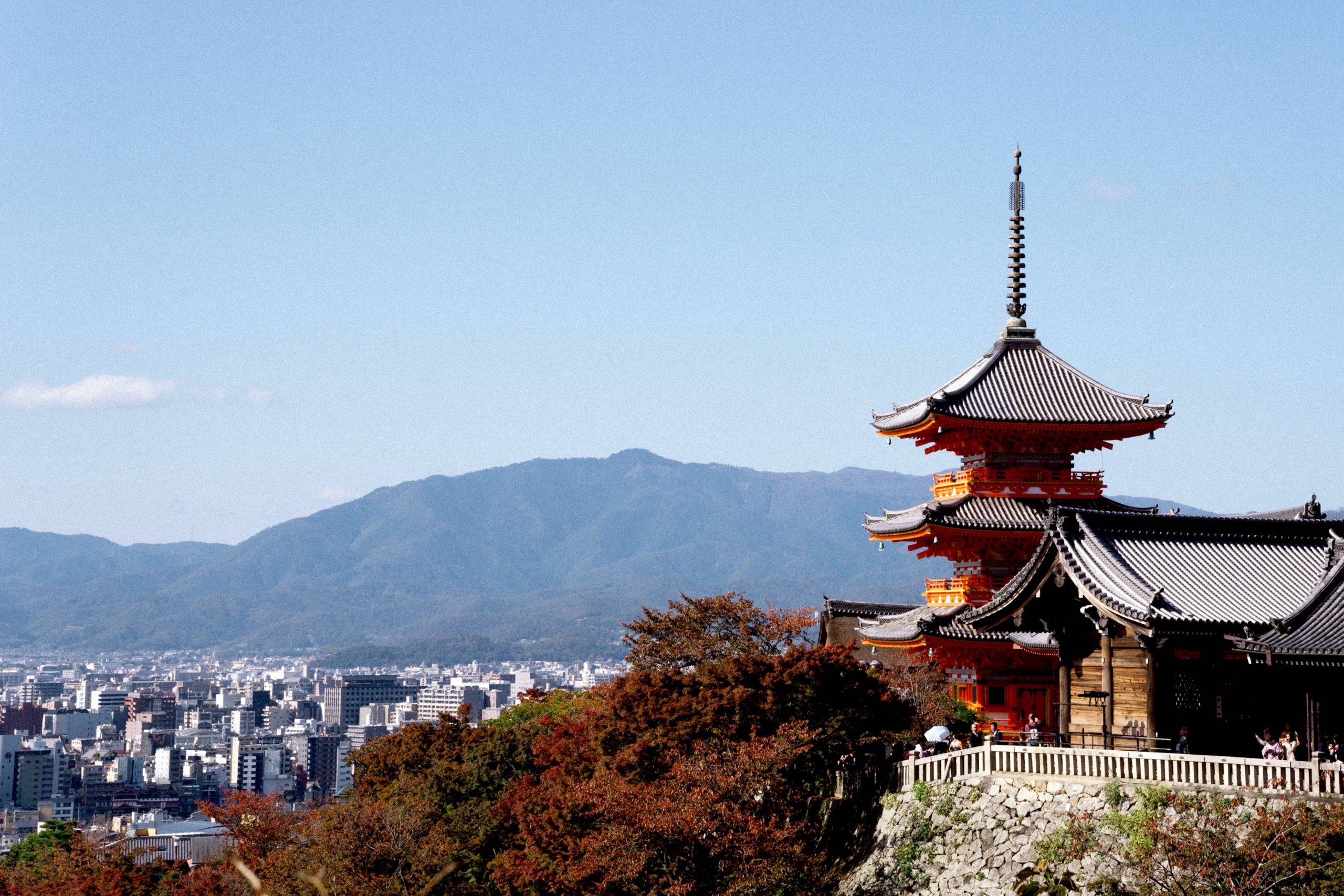 Kiyomizu Temple in the Higashiyama District of Kyoto, Japan