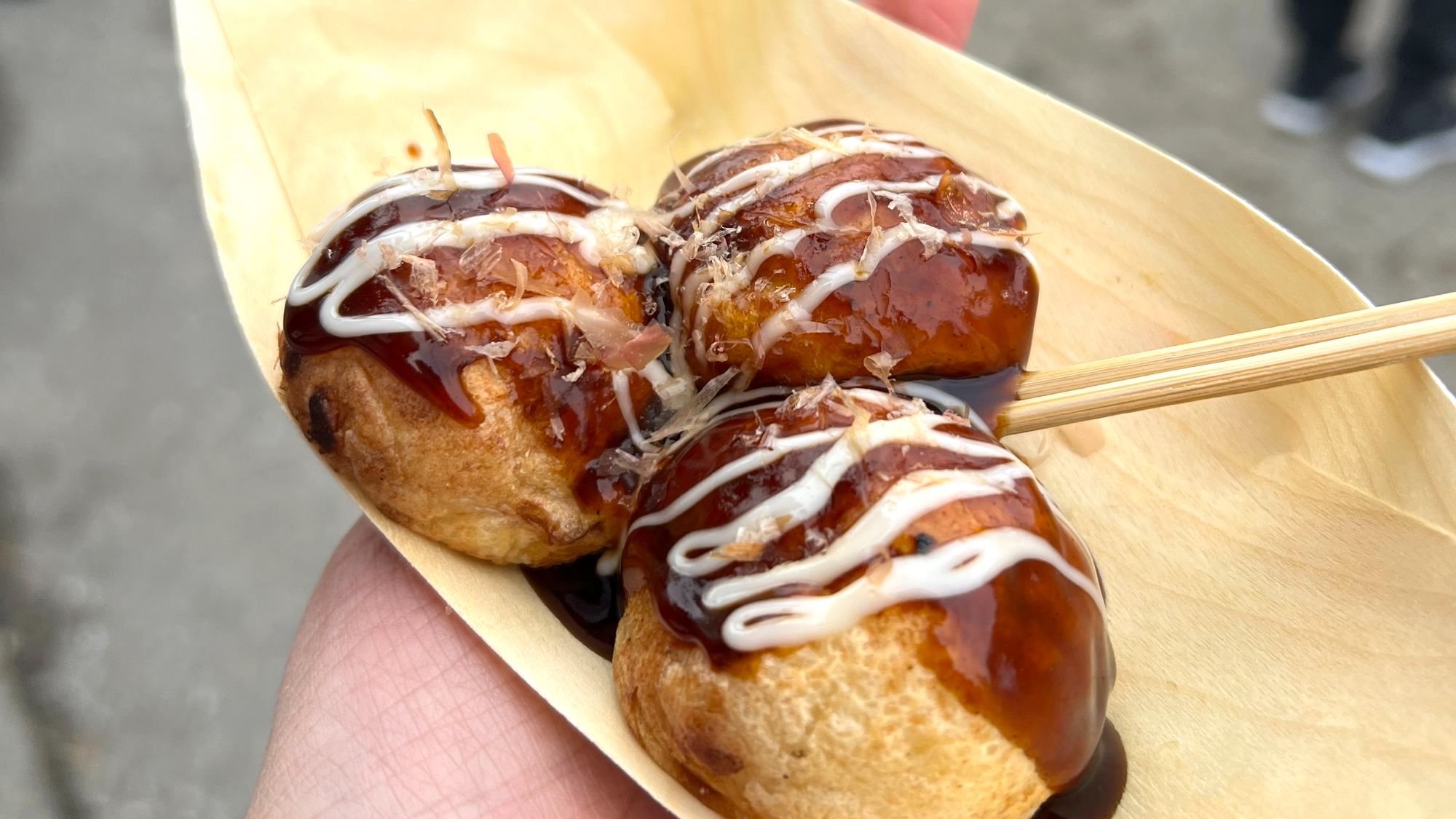 takoyaki in Miyagawa Market