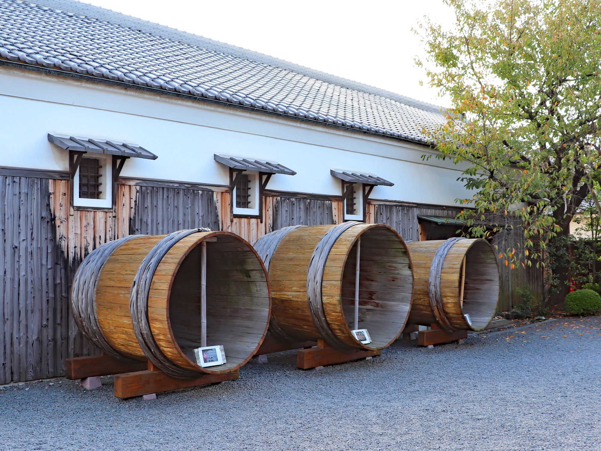Sake Barrels in Fushimi, Kyoto