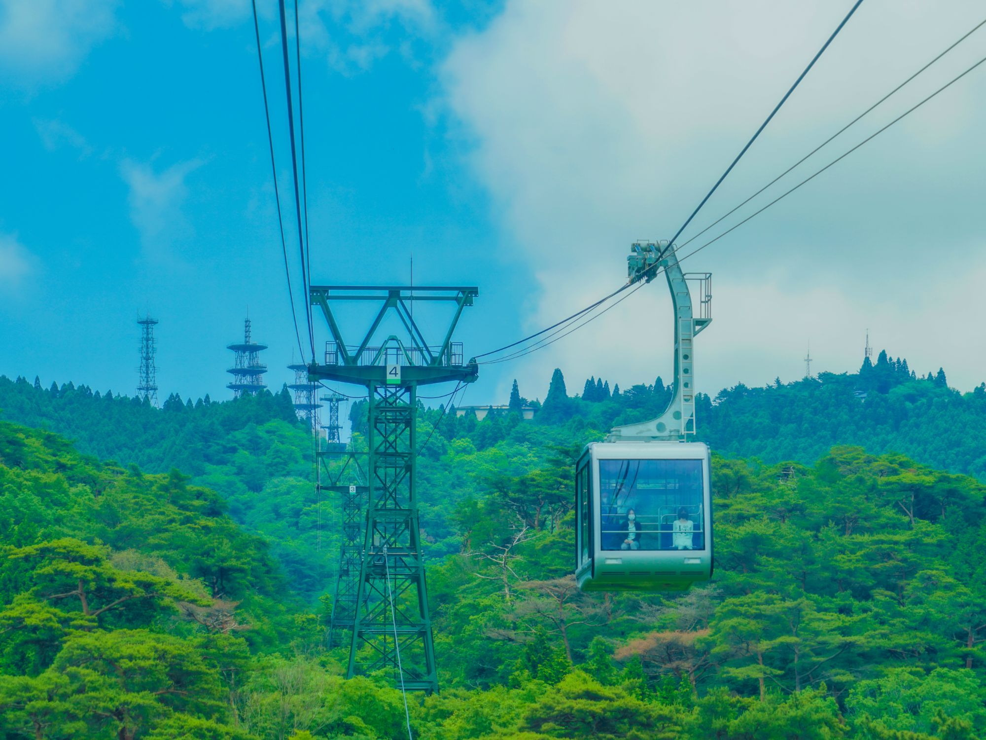 Rokkosan Ropeway in Hyogo