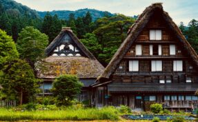 Shirakawa-go houses Gifu, Japan