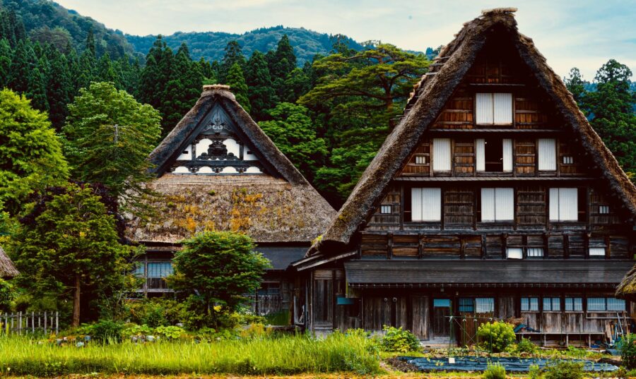 Shirakawa-go houses Gifu, Japan