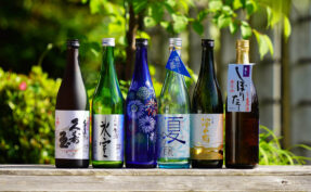 Hida Takayama historic local sake bottles