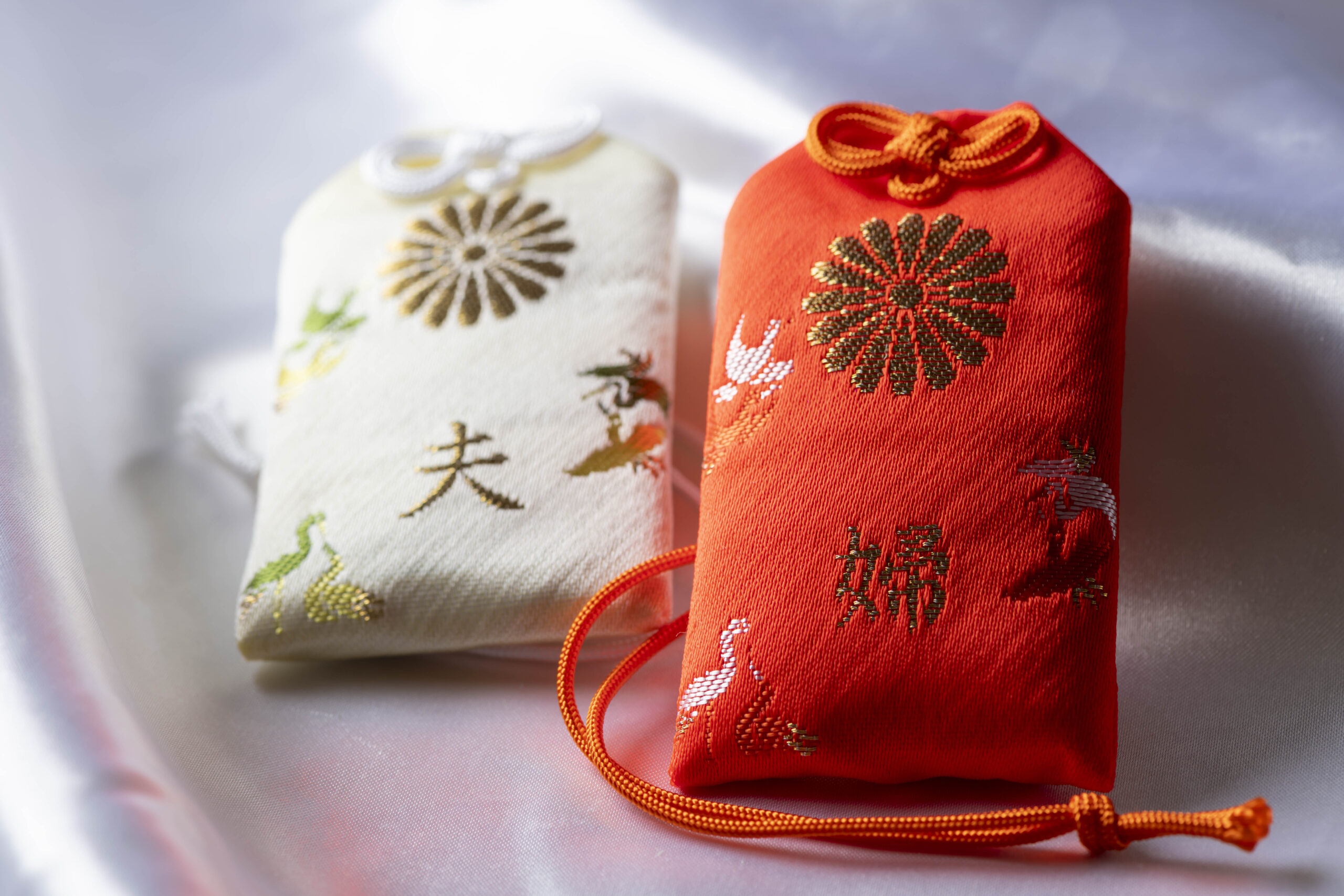 Omamori charms for married couples.
