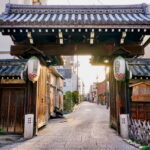Shimabara Omon Gate in Kyoto, Japan