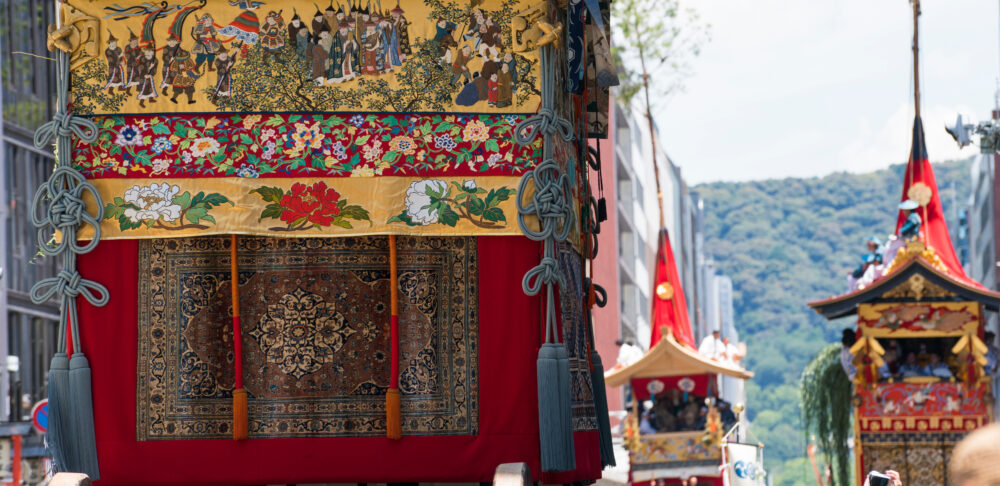 The Yamahoko Parade at Gion Festival