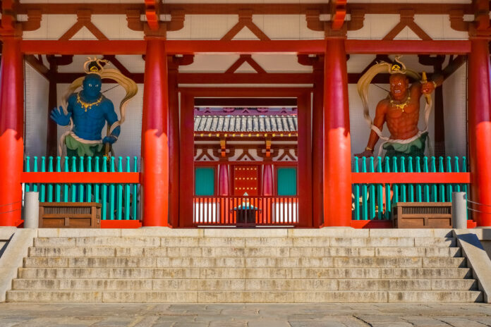 Nio Statues at a Japanese Temple
