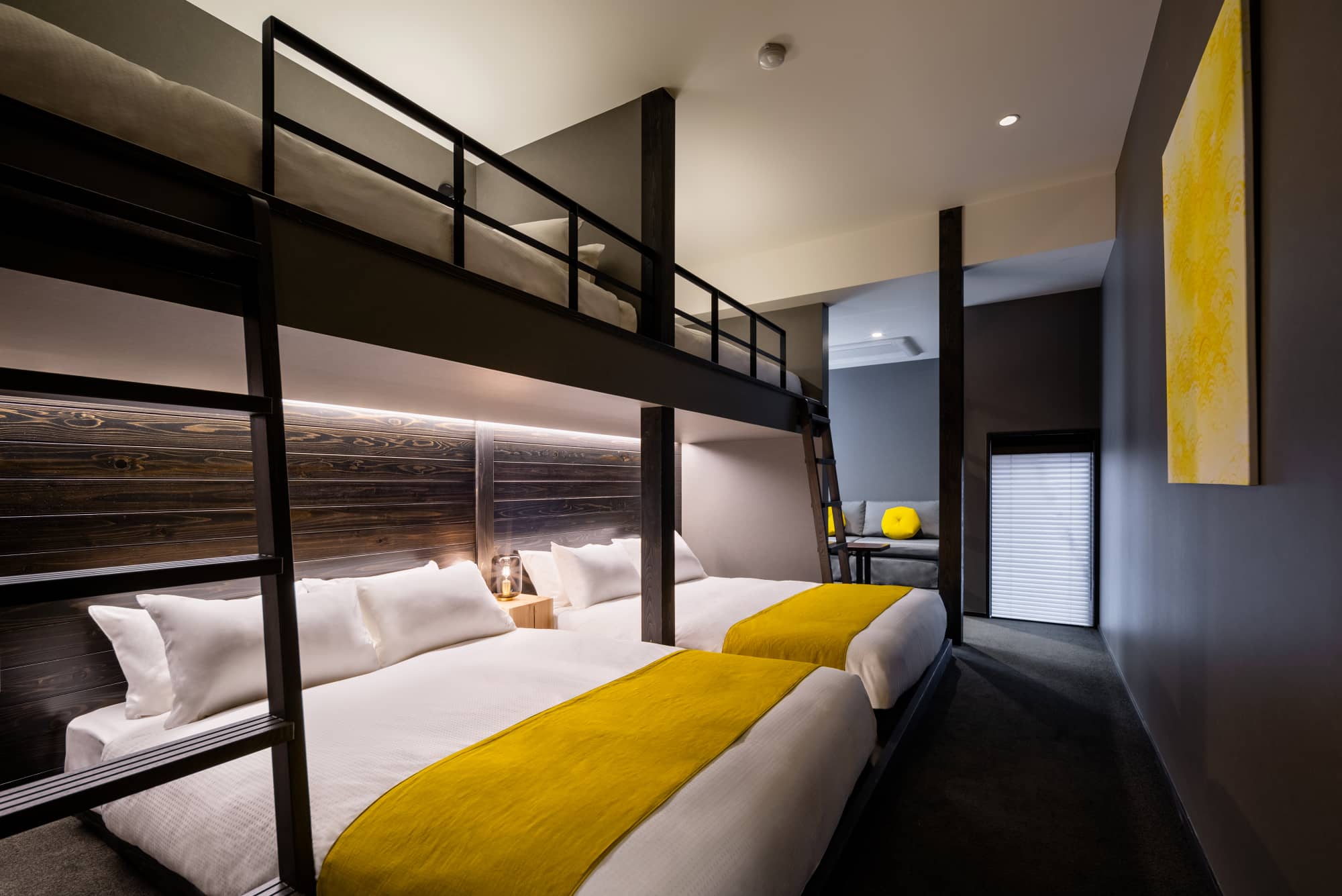 Deluxe Loft Room with Double Beds (with Hinoki Bath)