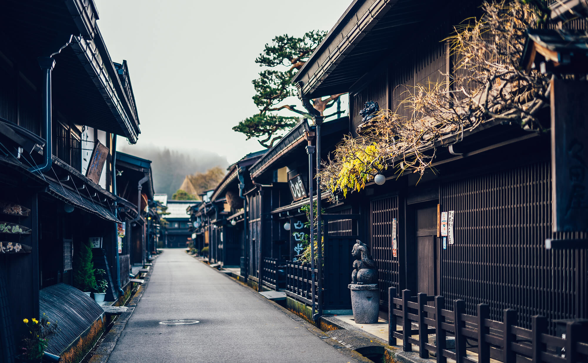 高山の町並み