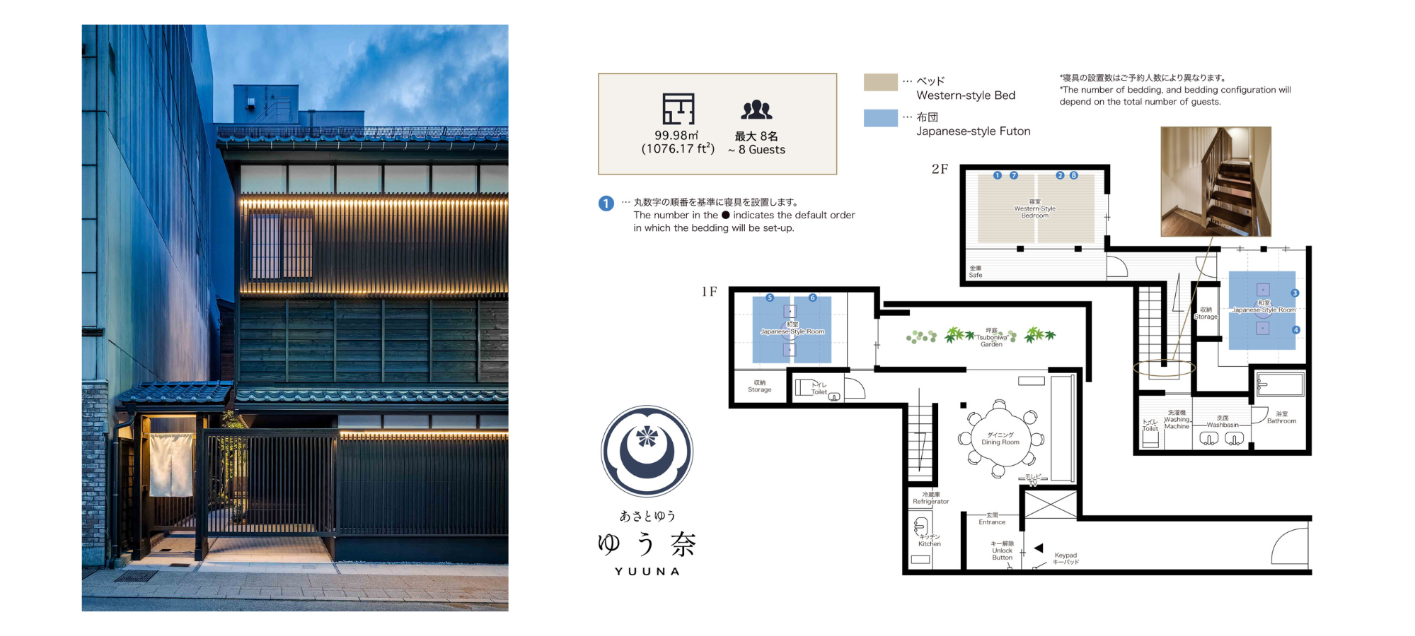 一棟貸し町家の間取り