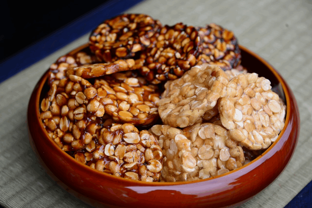 Sweet and chewy peanut flavoured Mameita Takayama Sweets