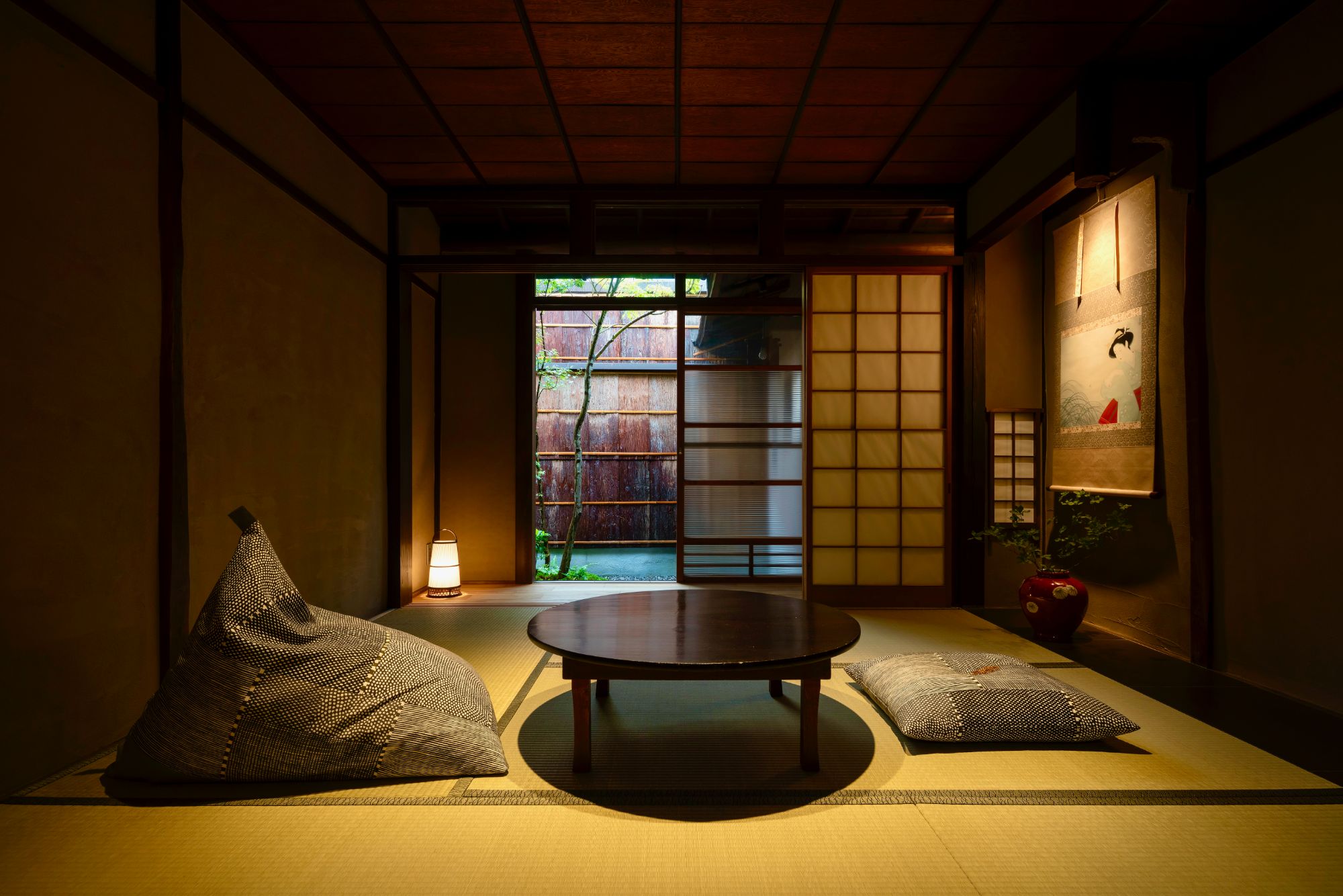 After the renovation of a Japanese machiya house